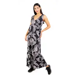 MADREMIA - Enterito Lola Estampado Negro Maternal