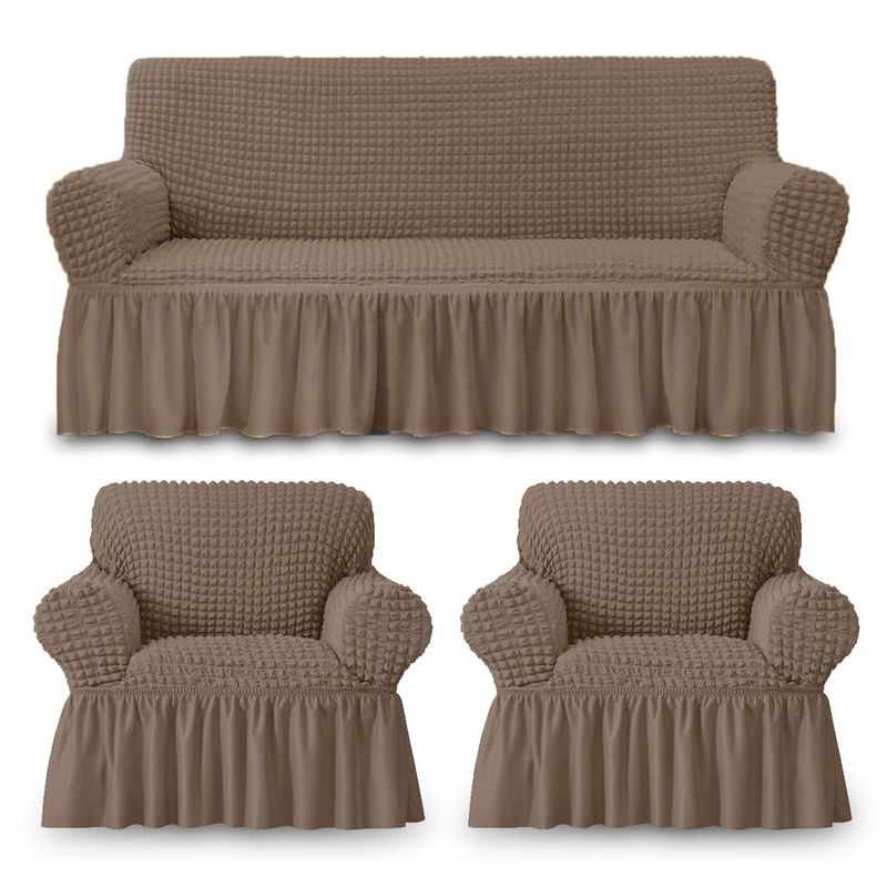 CASATUA - Funda Sofa Elastica Cubre Sillon Turco Juego 3+1+1