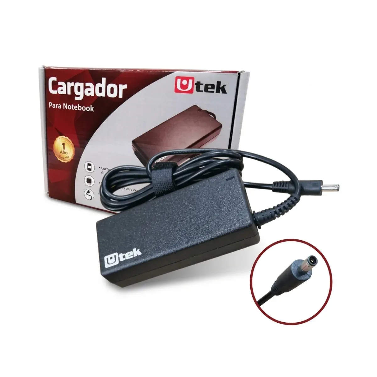DELL - Cargador compatible con notebook Dell UT-DL651 65W 19.5V 3.34A