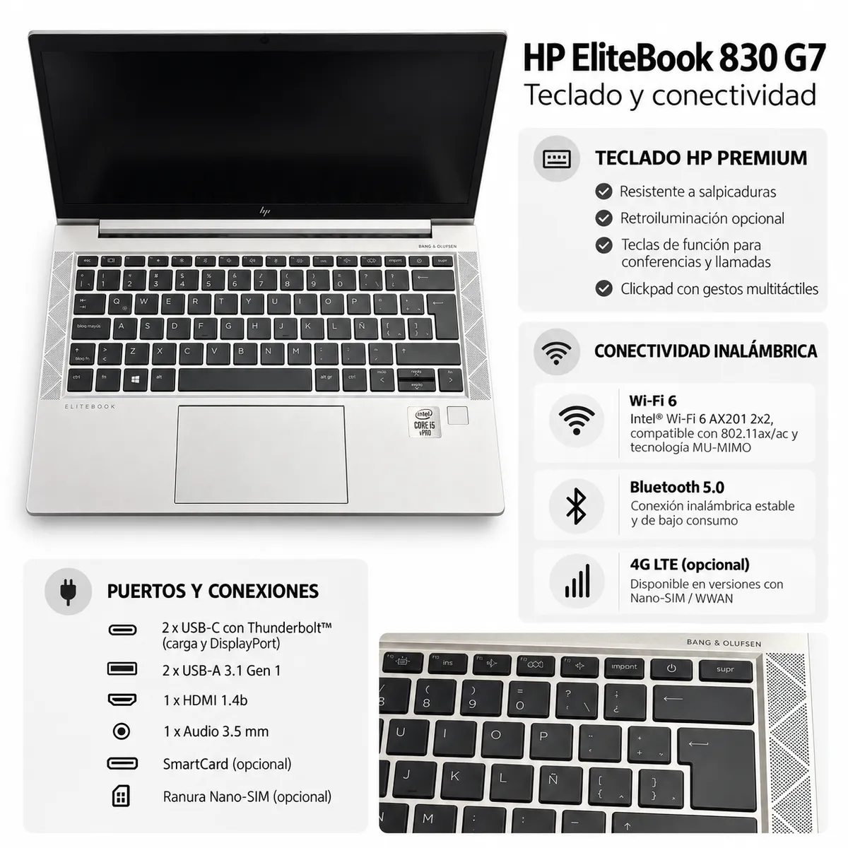 HP - Hp Elitebook 830 G7 Core I5 10th Gen 16gb Ram 512gb Ssd