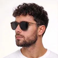 Novy Lentes Gafas De Sol Retro Redondas Polarizadas Hombre
