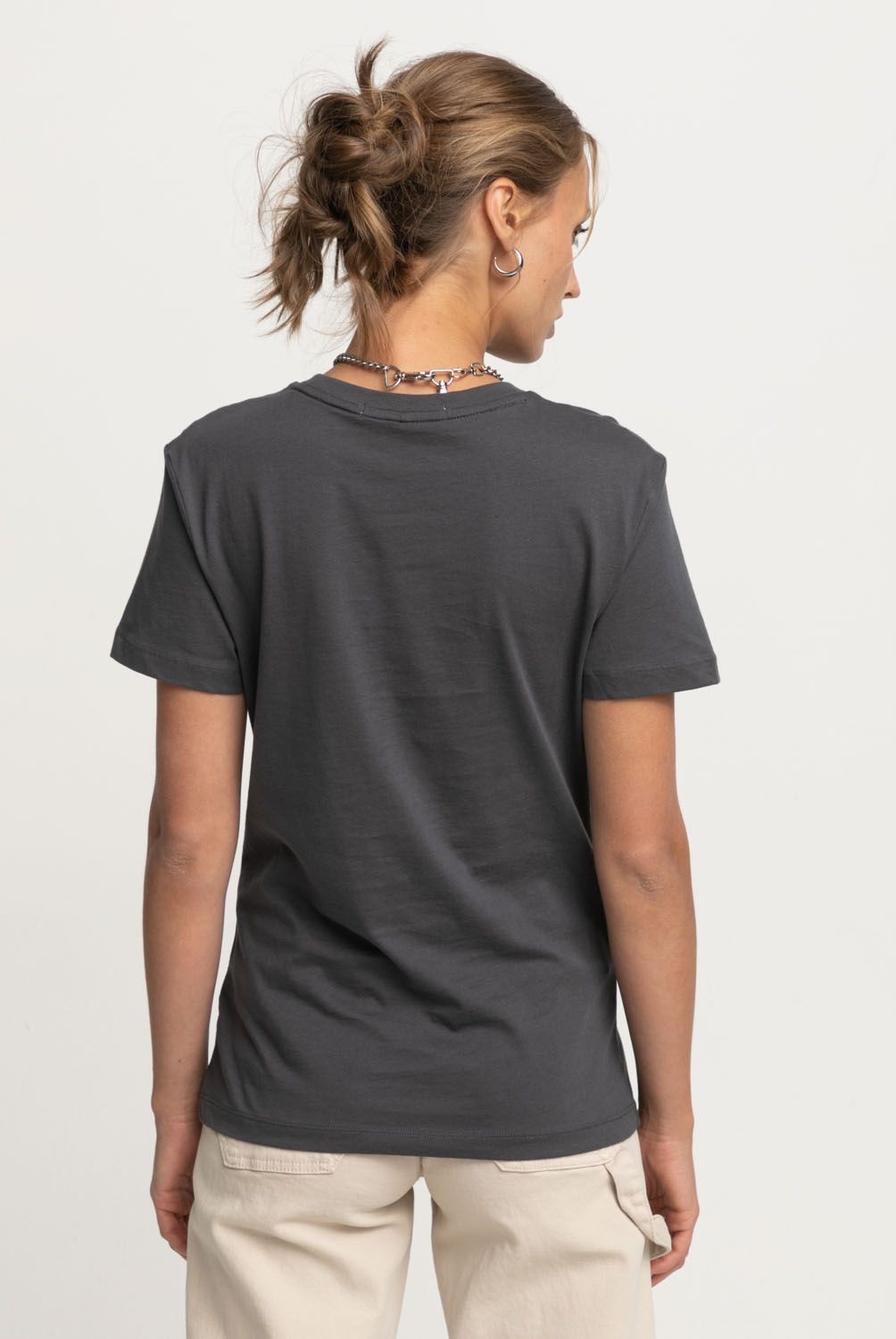 CALVIN KLEIN - Calvin Klein Polera Estampada Mujer