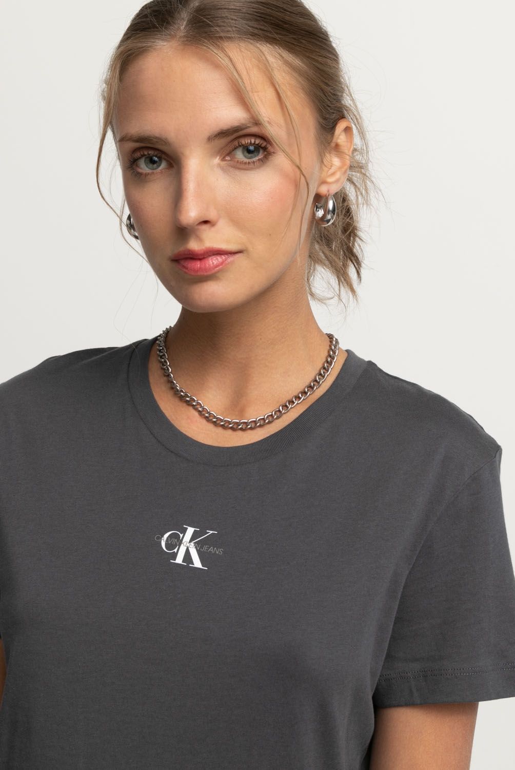 CALVIN KLEIN - Calvin Klein Polera Estampada Mujer
