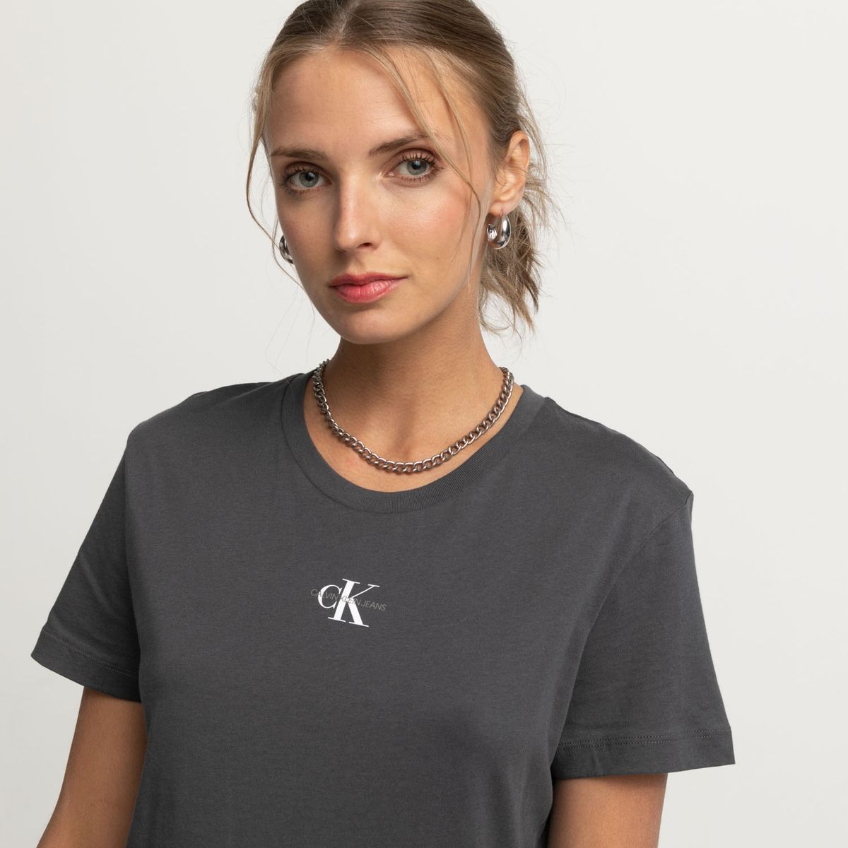 CALVIN KLEIN - Calvin Klein Polera Estampada Mujer