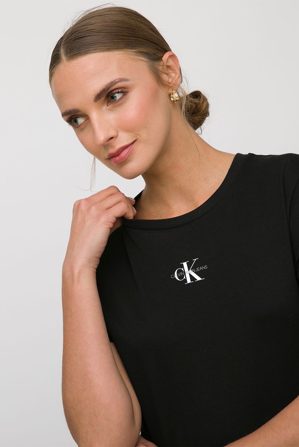 CALVIN KLEIN - Calvin Klein Polera Estampada Mujer