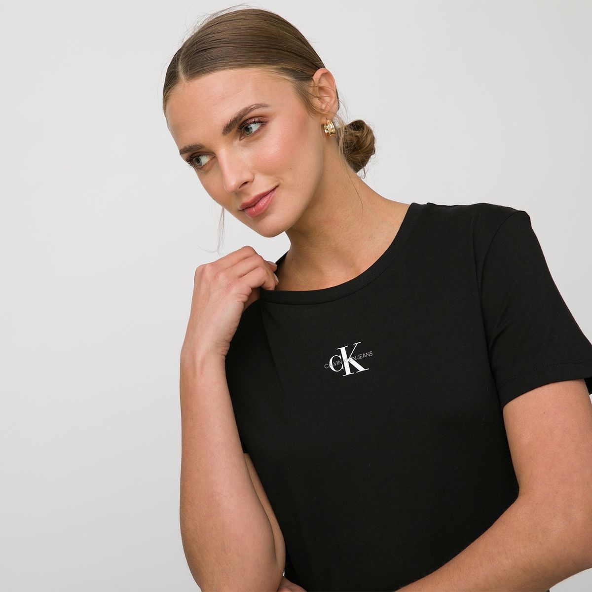 CALVIN KLEIN - Calvin Klein Polera Estampada Mujer