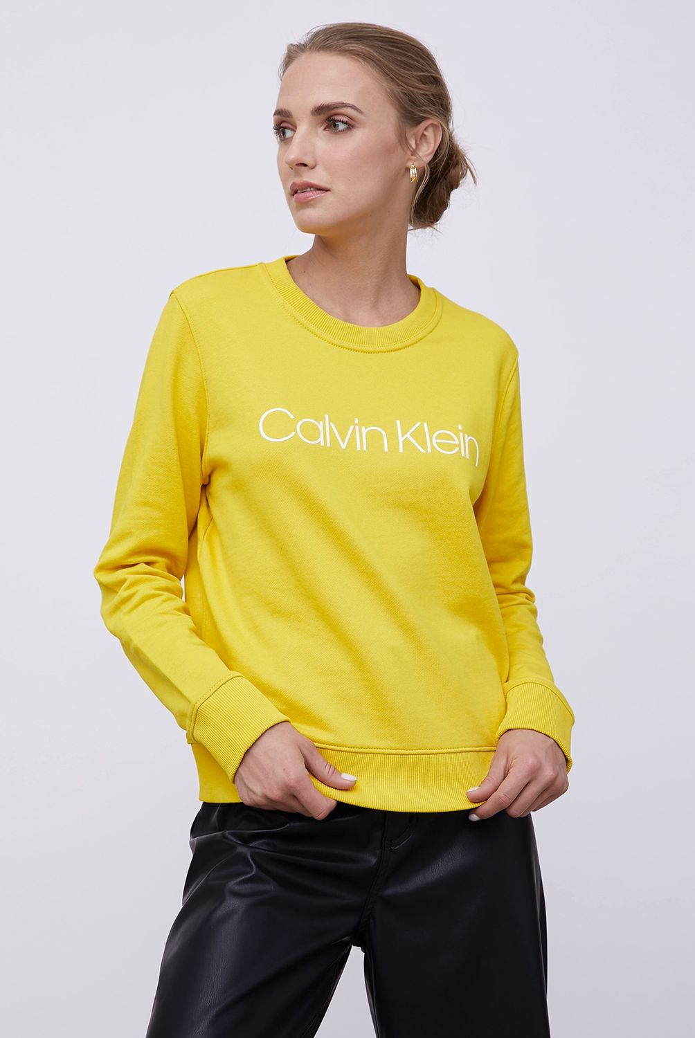 CALVIN KLEIN - Calvin Klein Polerón Algodón Mujer