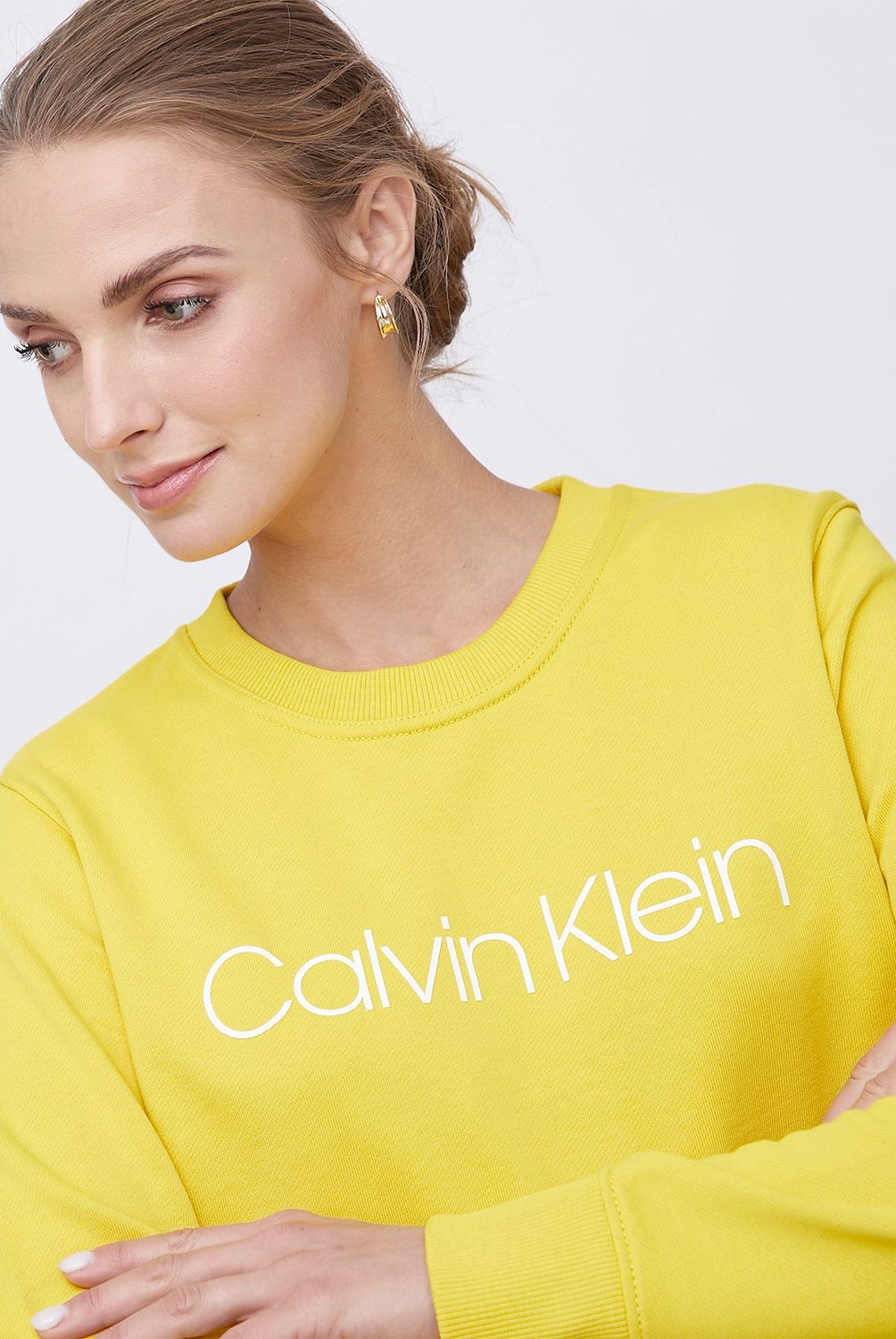CALVIN KLEIN - Calvin Klein Polerón Algodón Mujer
