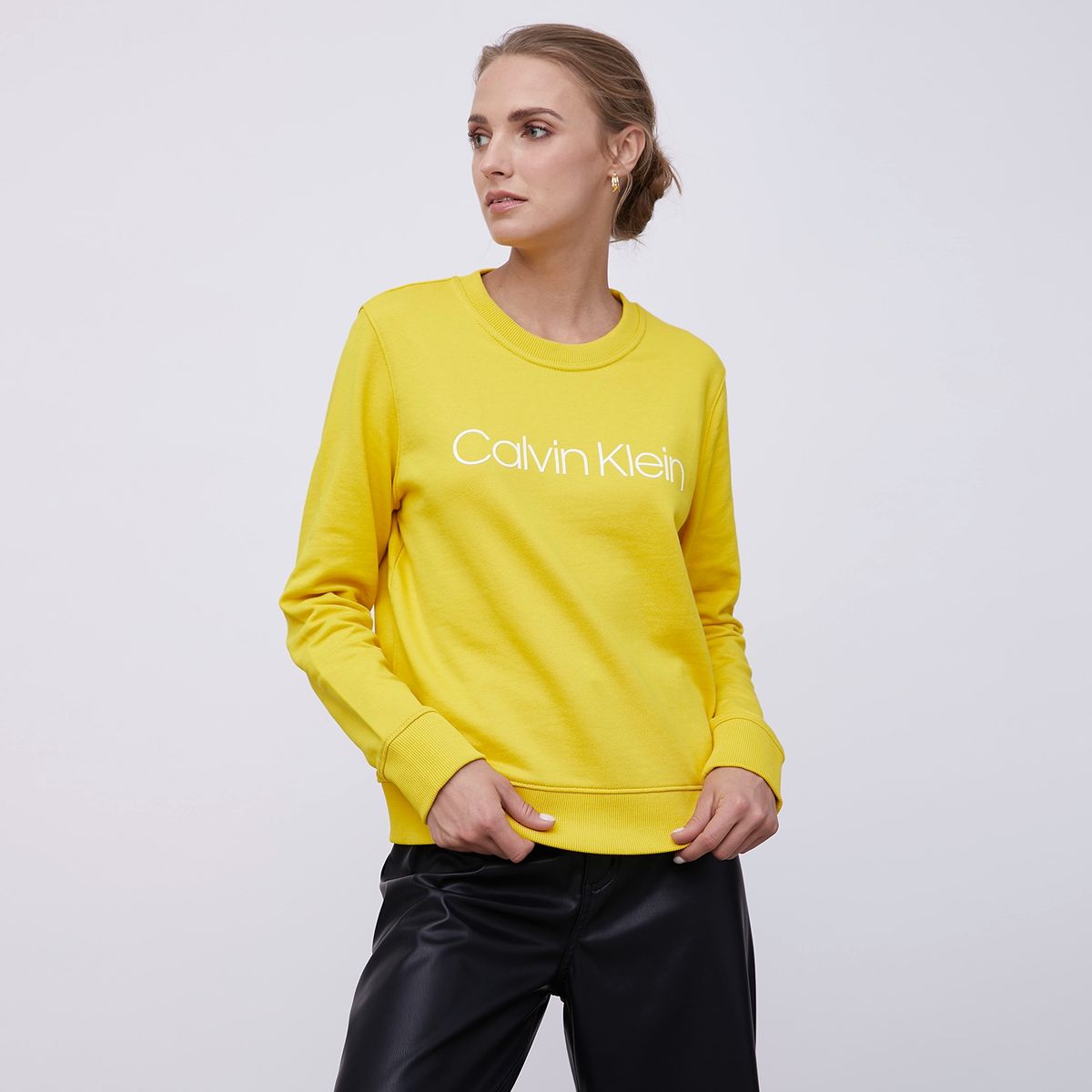 CALVIN KLEIN - Calvin Klein Polerón Algodón Mujer