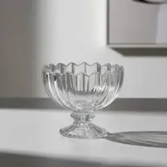 GENERICO - Set de 6 Copas de Vidrio para Postres y Helados 100ml - Mini Copitas para Mesa de Dulces
