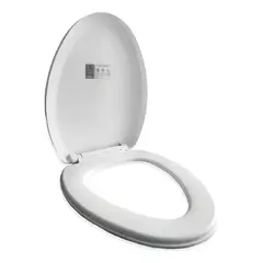 GENERICO - Tapa Asiento para Baño WC Cierre Lento YTS Y00397 Ovalada con Bidet Integrado – Color Blanco