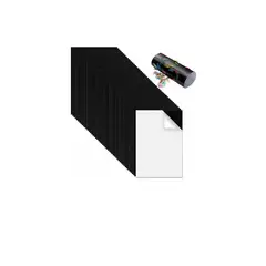 GENERICO - 50 Papel Imantado Lamina Con Adhesivo 17.4x12.5cm modelo: negro