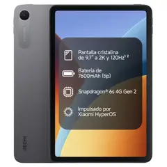XIAOMI - Tablet Redmi Pad 2 64GB - Negro