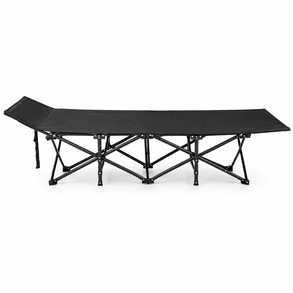 Catre Cama de Camping Plegable 190x67x35 cm con Bolsa de Transporte y Tela Oxford 600D Hasta 150 kg, marca ACTUAL - Foto Principal