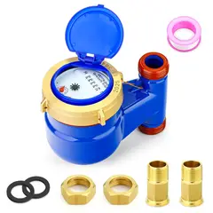 KUANGYE - Medidor Remarcador De Agua 3/4 Medidor De Agua Potable 20mm
