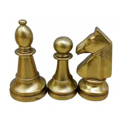 GENERICO - Piezas de ajedrez set peón, alfil y caballo