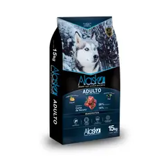 ALASKA - Alimento Perro Adulto Premium Mascota Carne 15 Kilos