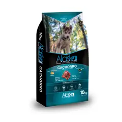 ALASKA - Alimento Perro Cachorro Premium Mascota Carne 10 Kilos