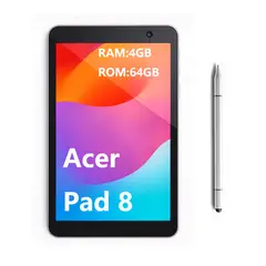 ACER - Tablet Pad 8 4GB+64GB WiFi 8 pulgadas y Lápiz óptico