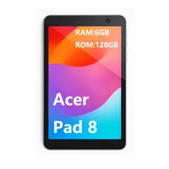 ACER - Tablet Pad 8 6GB+128GB WiFi 8 pulgadas y Lápiz óptico