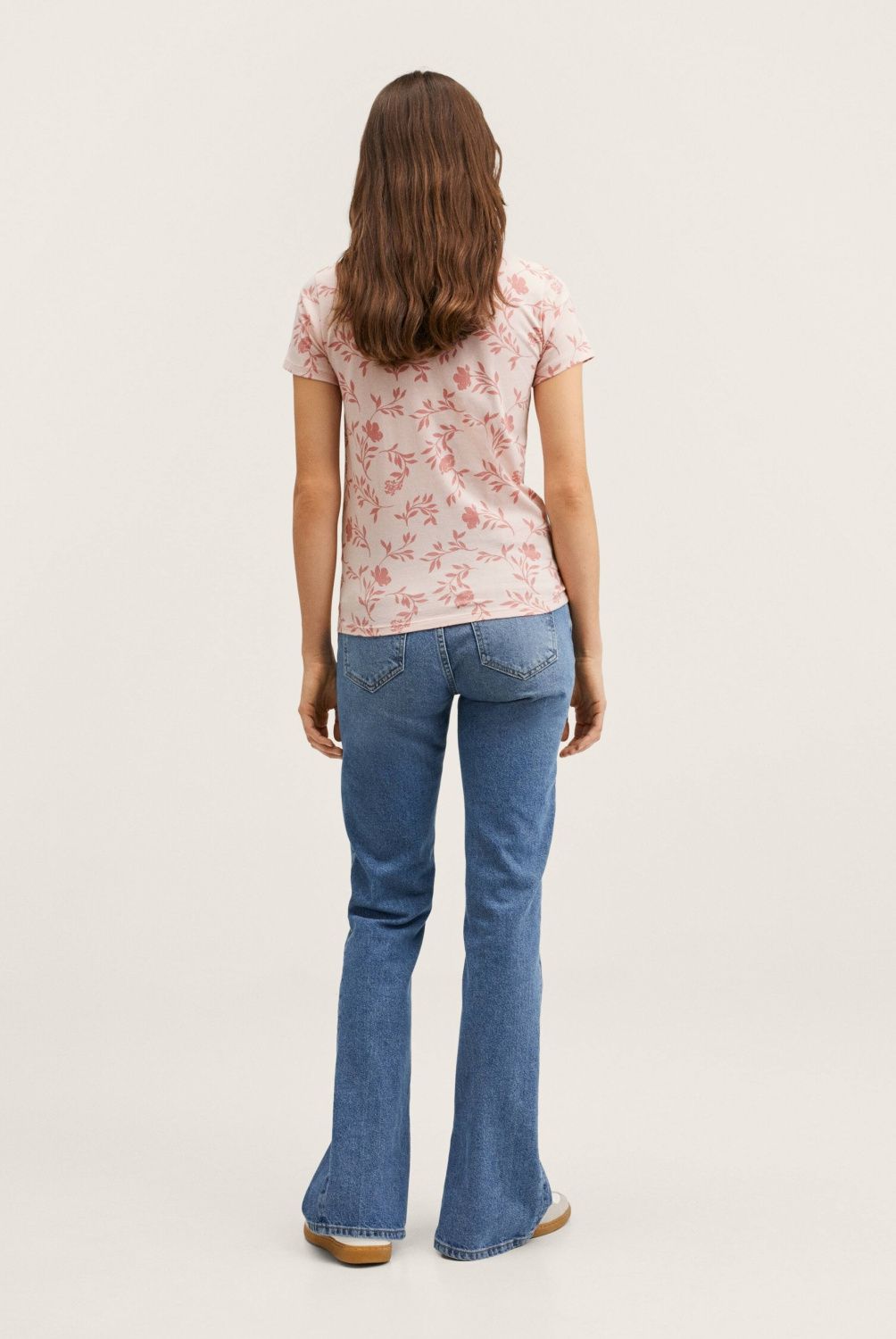 MANGO - Mango Polera Algodón Reciclado Logo Mangofi-H Mujer