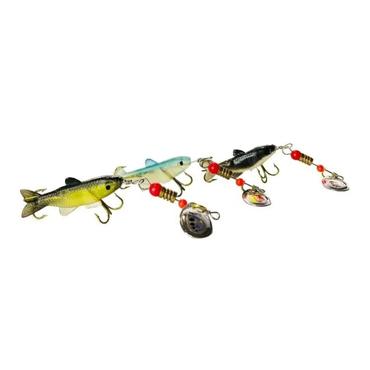 IMPORTCLICK - Pack 10 Señuelos Cebo Pesca Silicona Blando