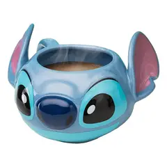 GENERICO - Tazón Cerámica Stitch 3d 320 Ml Original