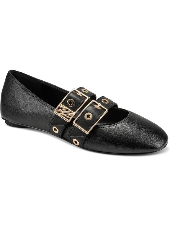 Zapatos planos Ashlyn Mary Jane Negro