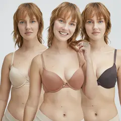 PALMERS - Pack De 3 Sostenes Soft Mujer