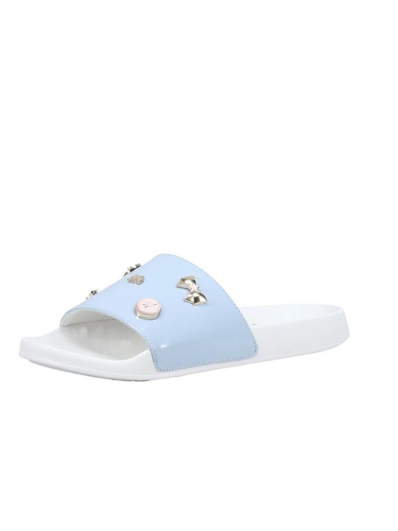 Sandalias flip flop Zimra Celeste