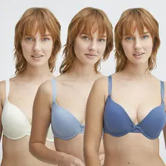 PALMERS - Pack De 3 Sostenes Mujer