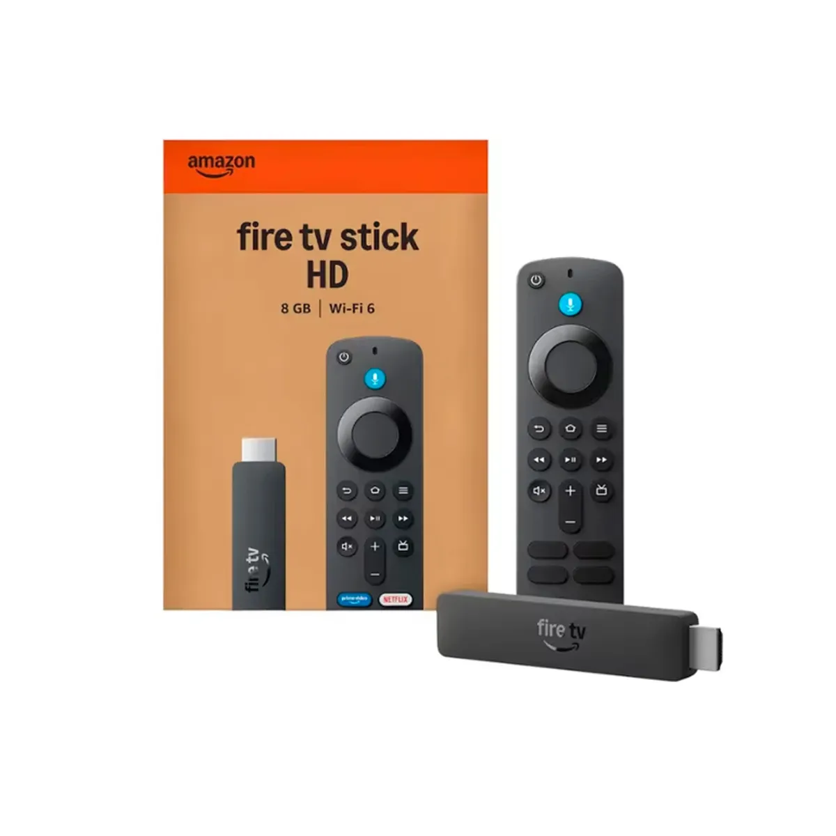 ROKU Reproductor de Streaming Amazon Fire Stick HD Wifi 6 8GB 2026 ...