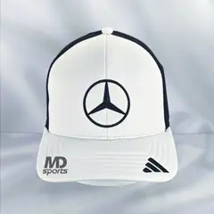 MERCEDES - Gorro Formula 1 AMG Oficial 2025 Trucker Cap Blanco