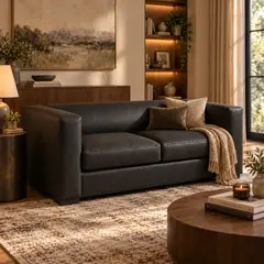 5 SUEÑO - Sofa 2 Cuerpos 180x91x62 Cuero Blend 30% cuero natural