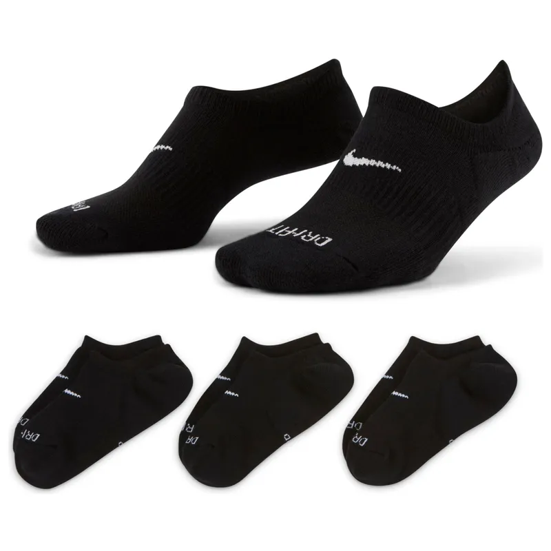 NIKE - Nike Pack De 3 Calcetines Invisibles Deportivos Mujer