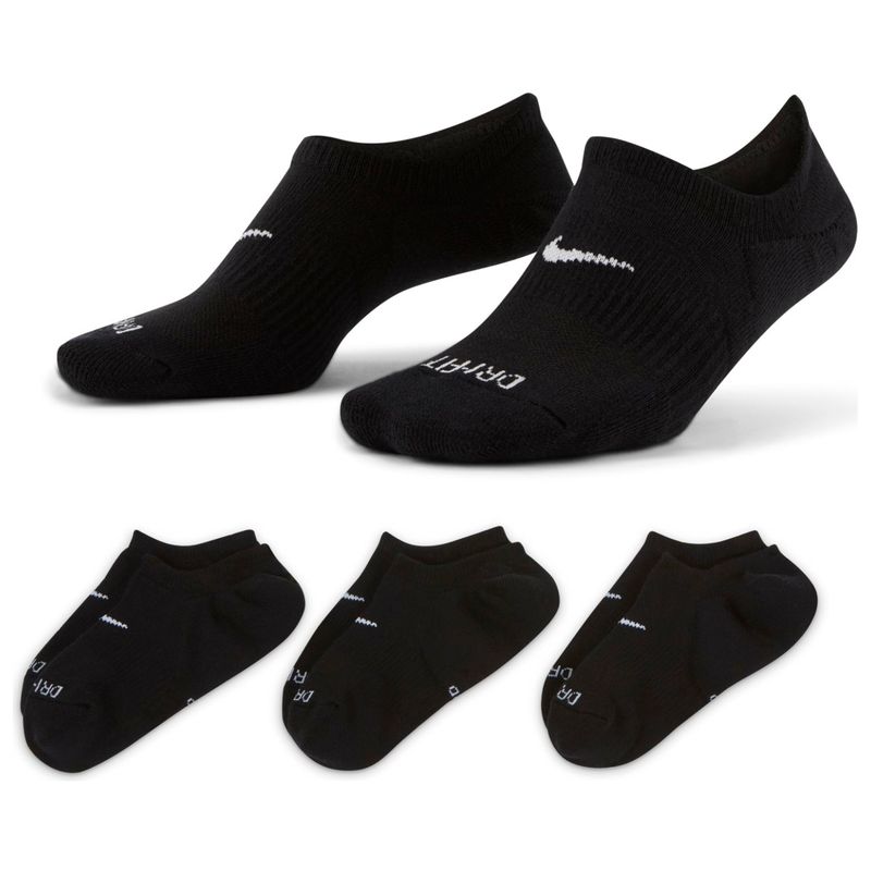 NIKE - Nike Pack De 3 Calcetines Invisibles Deportivos Mujer