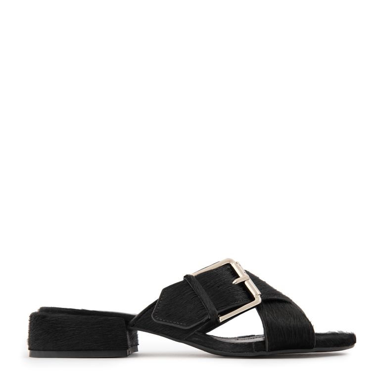 Sandalia mule maria negro