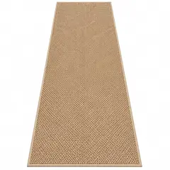 GENERICO - Alfombra Pasillera Estilo Sisal 60×200 CM Color Cafe