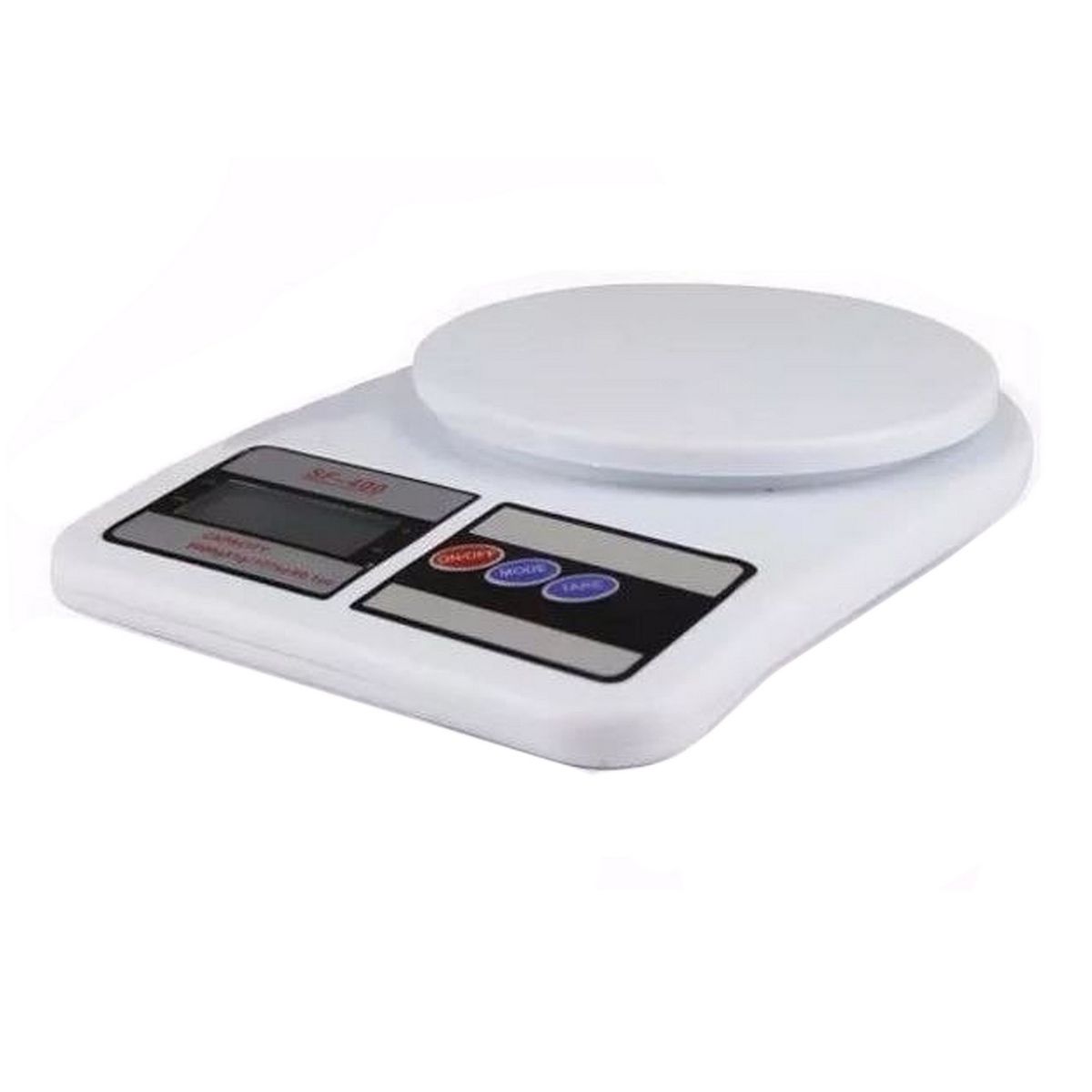IMPORTCLICK - Pesa Digital Productos Cocina 10 KG Blanca