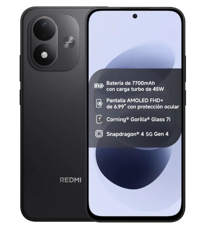 Redmi Note 17 5G 128GB - Negro