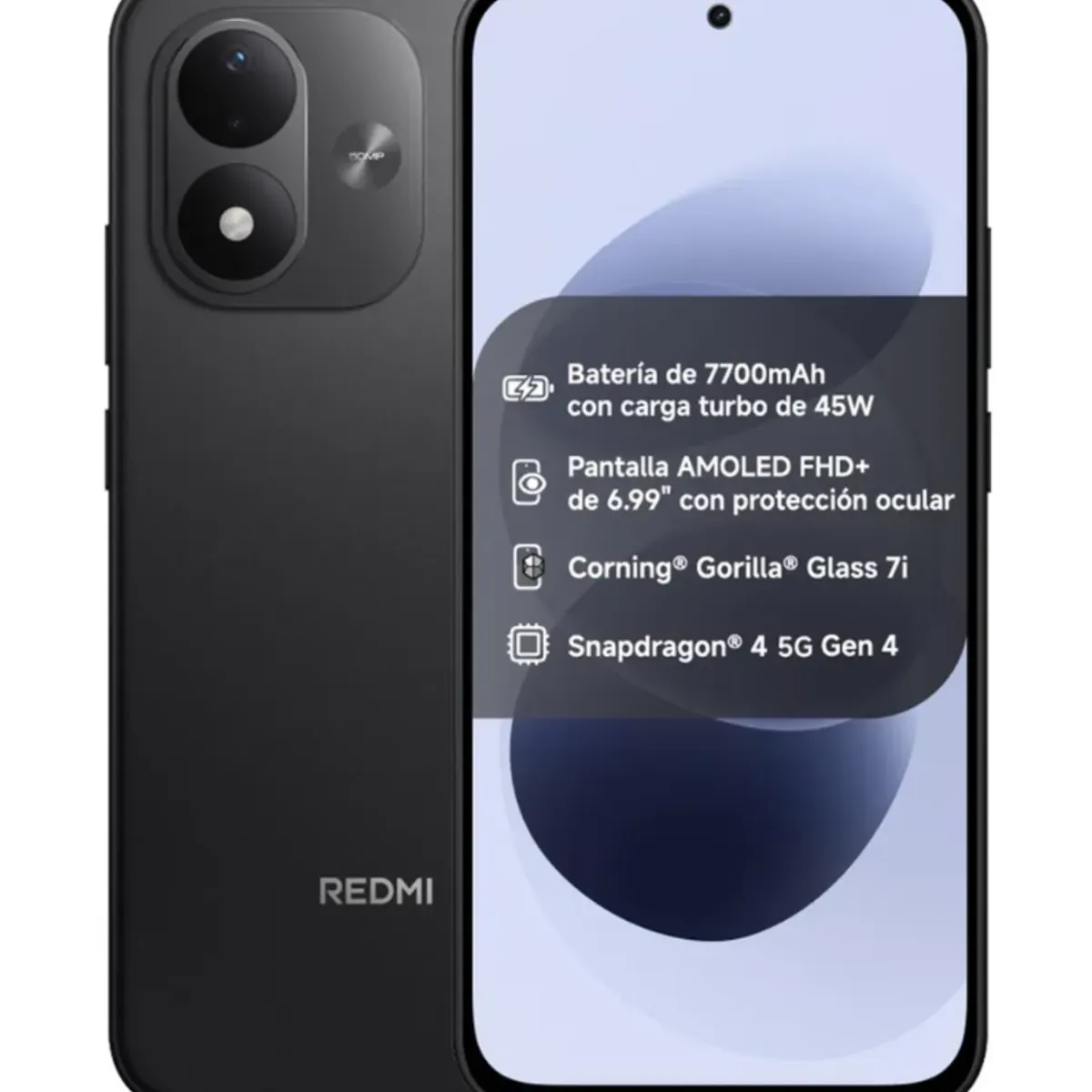 XIAOMI - Xiaomi Redmi Note 17 5G 128GB - Negro