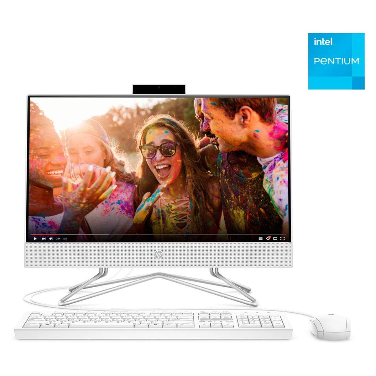 HP - All in One Intel Pentium J5040 8Gb RAM 256 Gb SSD FHD (1920 x 1080) 21,5" HP