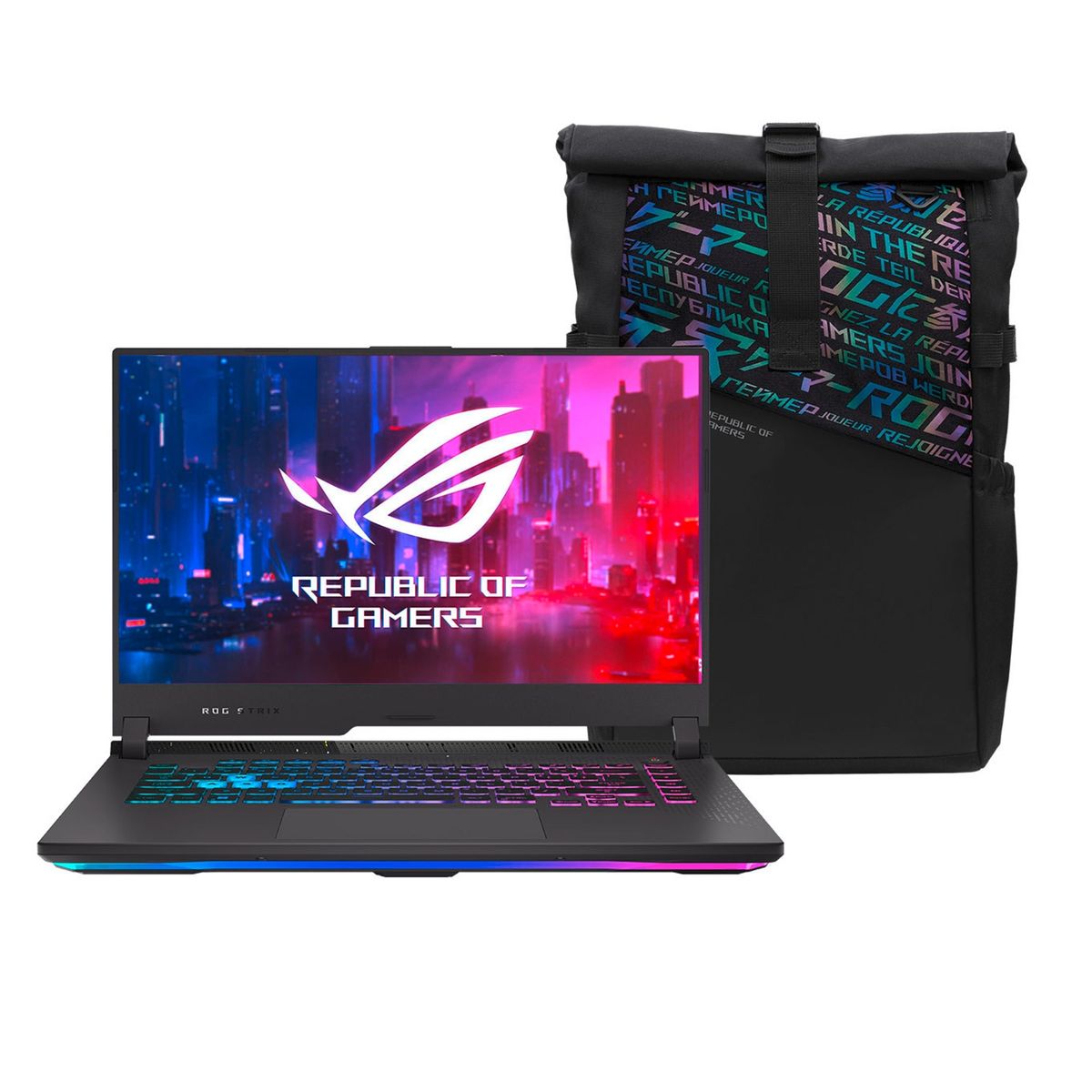 ASUS - Notebook ROG Strix G15 AMD Ryzen 9 NVIDIA GeForce RTX 3060 16GB RAM 512GB SSD 15.6" 165Hz Asus