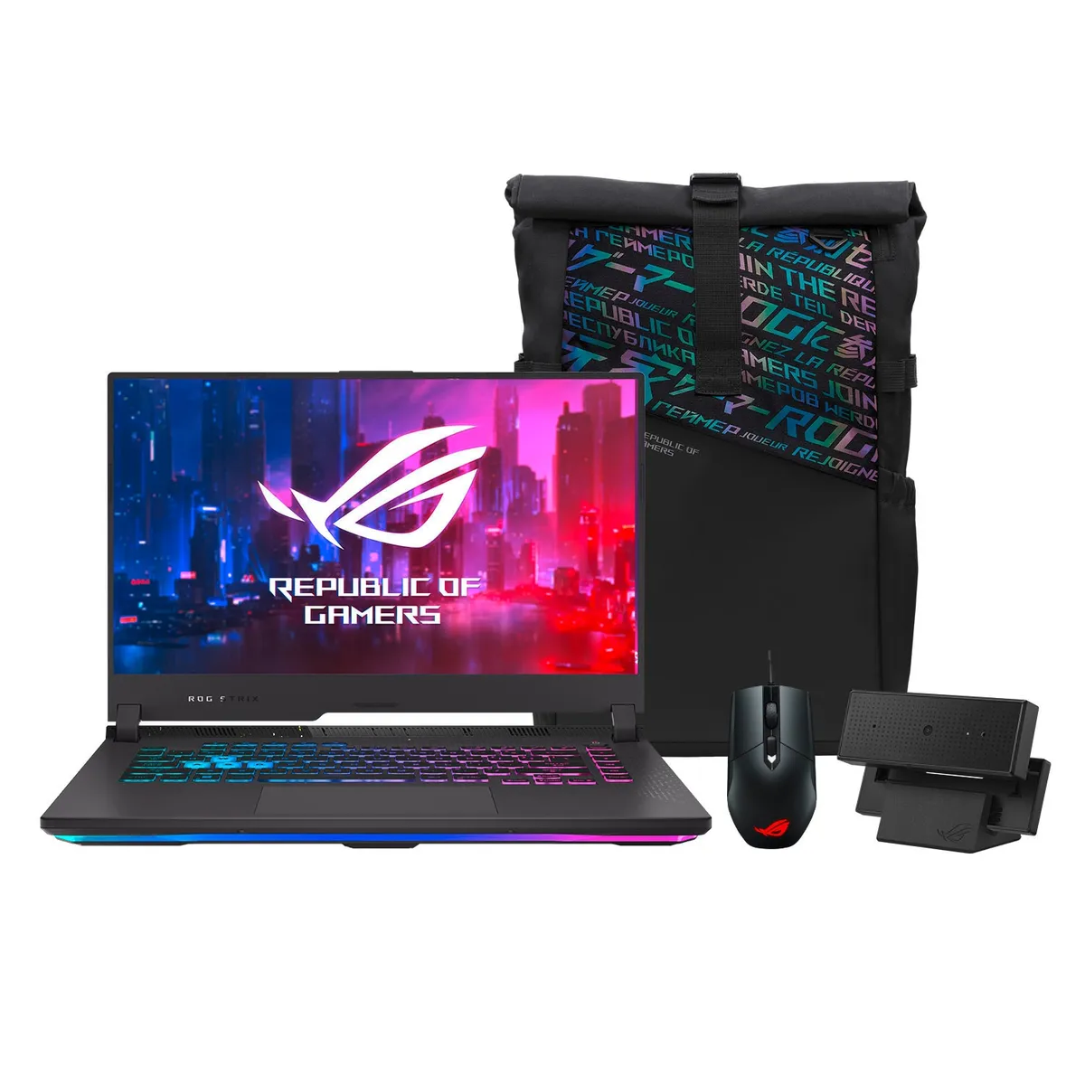 ASUS - Notebook Gamer ROG Strix G15 AMD Ryzen 9 NVIDIA GeForce RTX 3070TI 16GB RAM 1TB SSD 15,6" WQHD 165Hz Asus