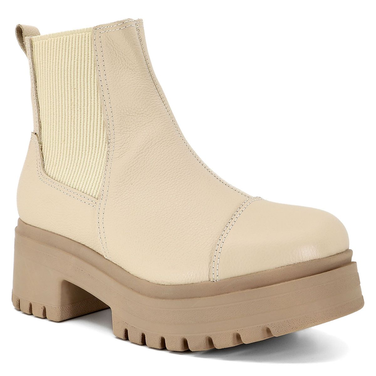 USAFLEX - Usaflex Botín Mujer Cuero Beige