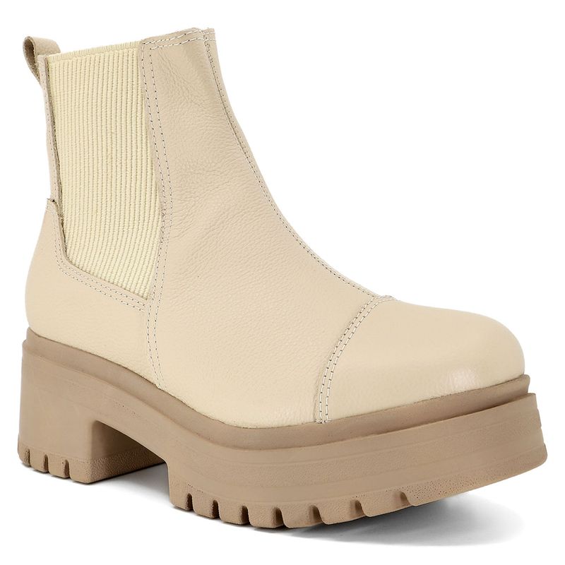 USAFLEX - Usaflex Botín Mujer Cuero Beige