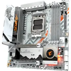 GIGABYTE - Tarjeta Madre B850M AM5 support for AMD Ryzen 9000, 8000, 7000, 4 x DDR5 DIMM Dual channel Wi-Fi 7 B