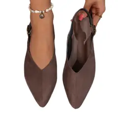 VATYERTY - Zapato Ballerina Mujer Café