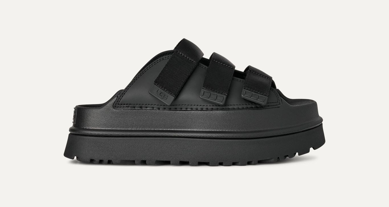 Sandalia Mujer Goldenglow Slide Negro
