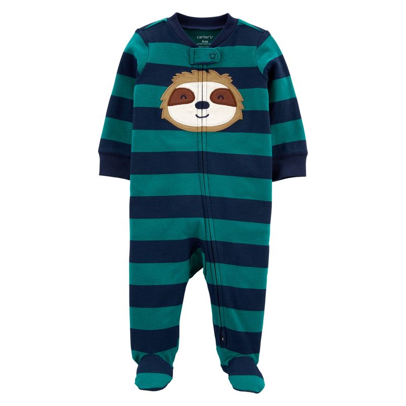 CARTER'S - Pijama Algodón Aplicación Perezoso Bebe Niño